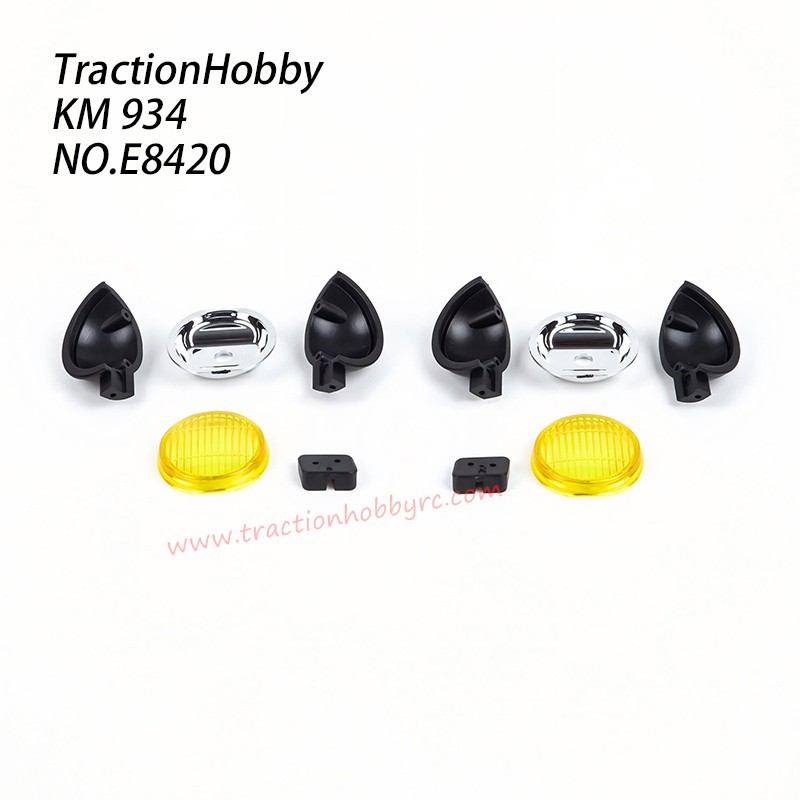 Traction Hobby KM 934 Parts Bumper Light E8420