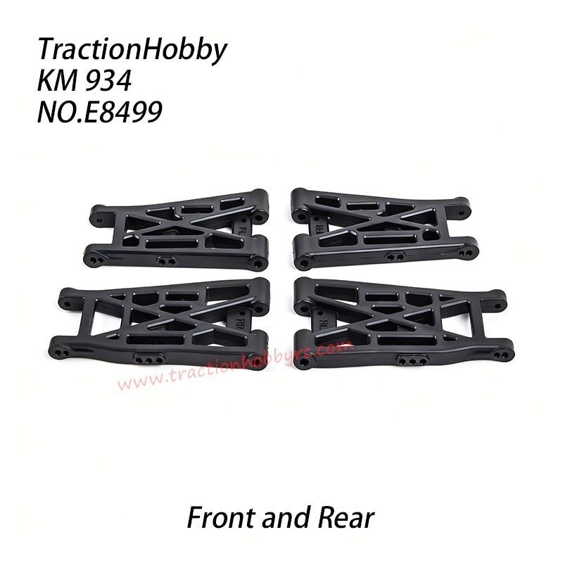 Traction Hobby KM 934 RC Car Parts Front and Rear Suspension Set E8499