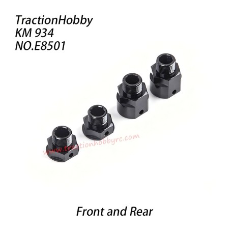 Traction Hobby KM 934 RC Car Parts Front and Rear Wheel Couplings E8501