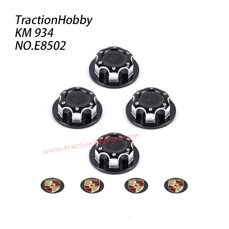 Traction Hobby KM 934 RC Car Parts Hub Caps E8502