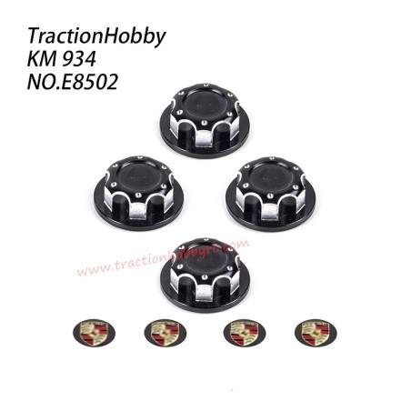 Traction Hobby KM 934 RC Car Parts Hub Caps E8502