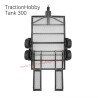 Metal trailer Parts for Traction Hobby TANK 300 1/8 RC Car top
