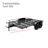 Metal trailer Parts for Traction Hobby TANK 300 1/8 RC Car front