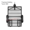 Metal trailer Parts for Traction Hobby TANK 300 1/8 RC Crawler