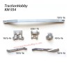 Traction Hobby KM 934 Parts FR Supports, Center Support Base Reinforcement Kit back