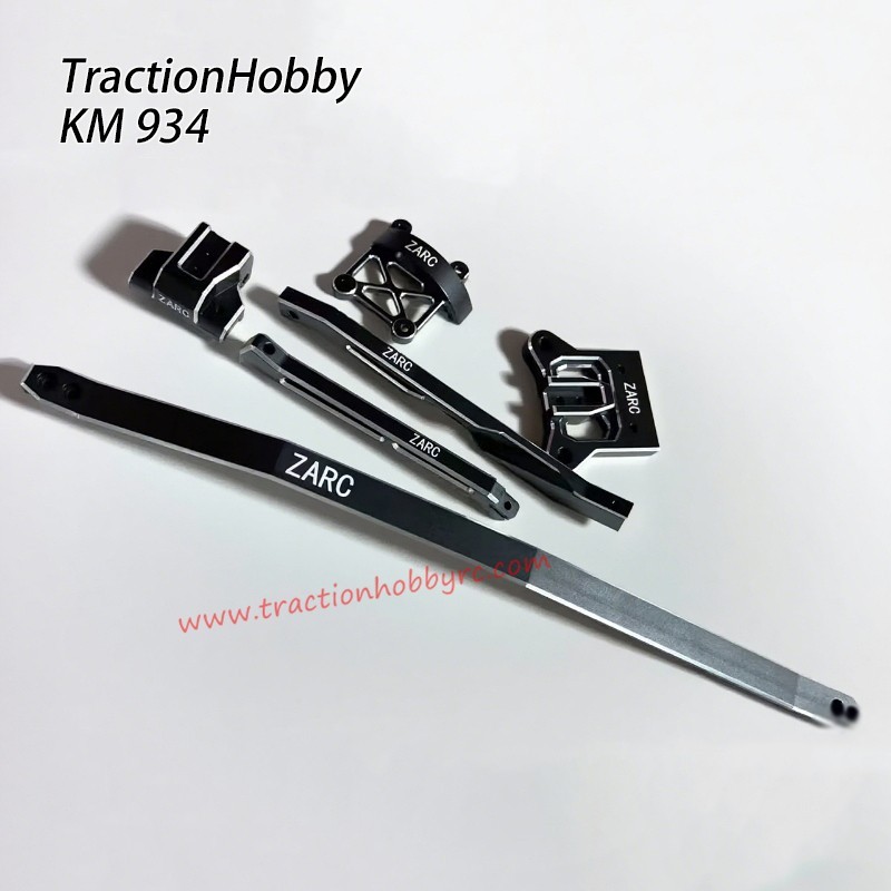 Traction Hobby KM 934 Parts FR Supports, Center Support Base Reinforcement Kit front