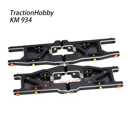 Traction Hobby KM 934 Rally RC Car Parts Front and Rear Lower Swing Arm Kit 1