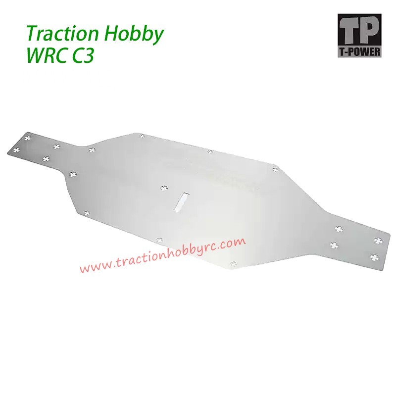 Traction Hobby KM WRC C3 RC Car Parts Metal Chassis Armor TP-E0201213