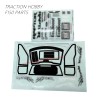 Traction Hobby F150 RC Car Parts Window Stickers, Silk-Screen Body Stickers TH01377