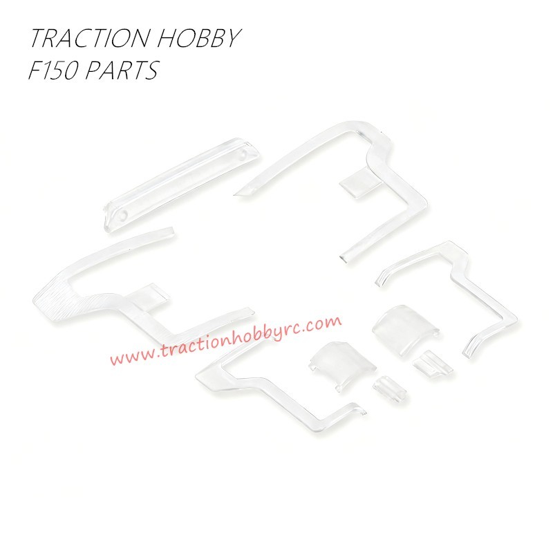 Traction Hobby F150 RC Truck Parts Front and Rear Transparent Lamp Shades TH01339