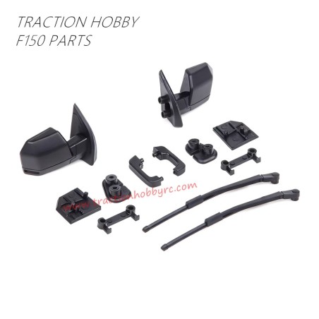 Traction Hobby F150 RC Truck Parts Rearview Mirror Wiper and Door Handle TH01342