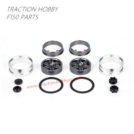 Traction Hobby F150 RC Truck Parts 2.6KX Metal Wheel Rim TH01328