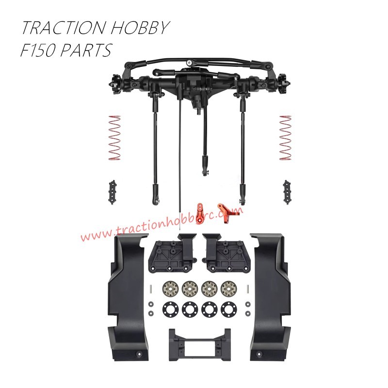 Traction Hobby F150 Parts Front Independent Suspension to Straight Axle Conversion Kit TH01310