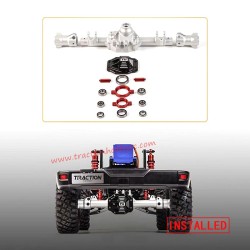 Traction Hobby F150 Parts CNC Metal Rear Axle Kit TH01478 installed 2