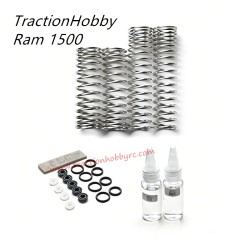 Traction Hobby RAM 1500 Parts Premium Shock Absorber Springs (Enhanced Posture)