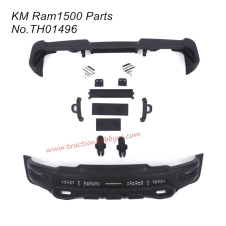 Traction Hobby RAM 1500 Parts Front/Rear Bumper TH01496