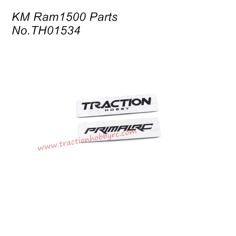 Traction Hobby RAM1500 RC Truck Parts Metal Badge TH01534