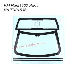 Traction Hobby RAM1500 RC Truck Parts Window Decal TH01536