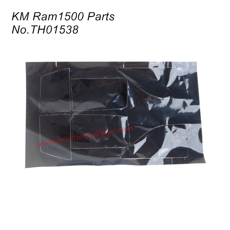 Traction Hobby RAM1500 RC Truck Parts Window Tint Film TH01538