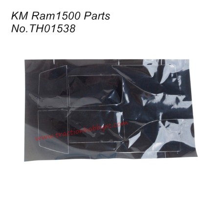 Traction Hobby RAM1500 RC Truck Parts Window Tint Film TH01538