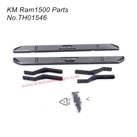 Traction Hobby RAM1500 RC Truck Parts Metal Side Steps TH01546