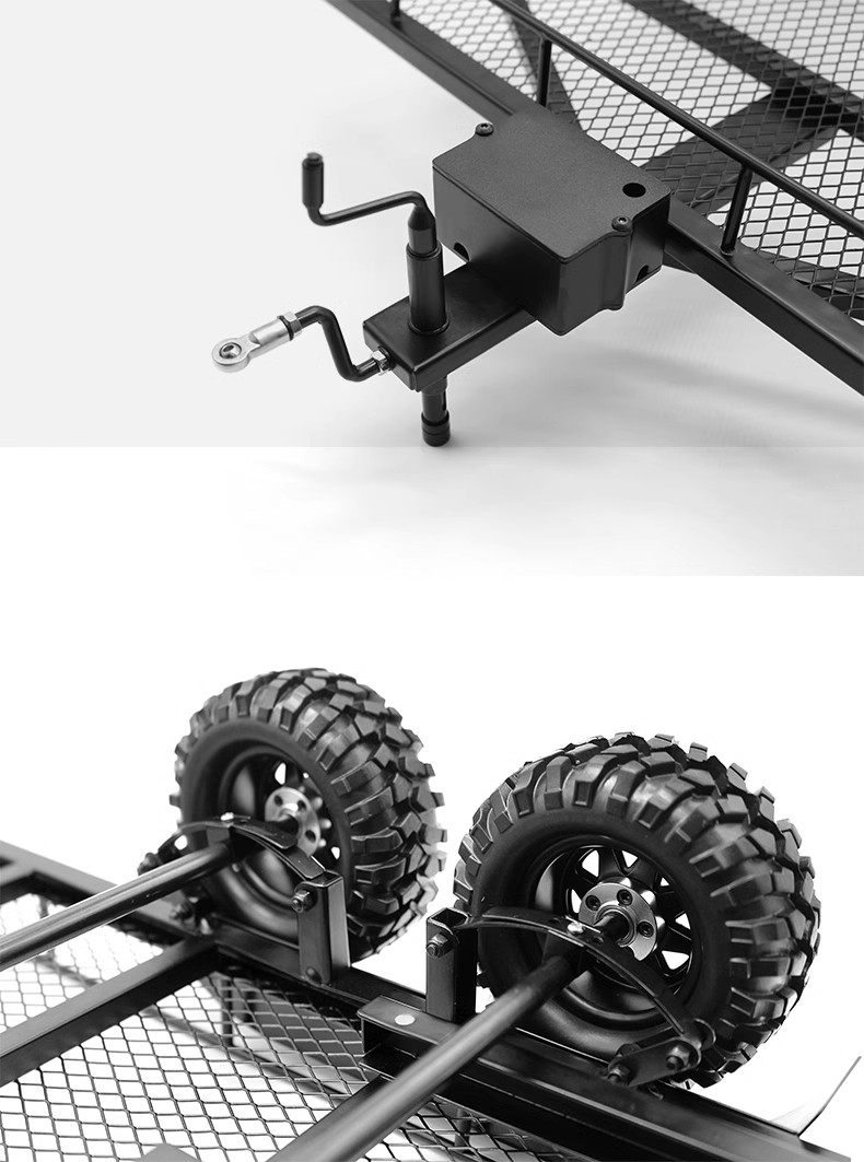 TRACTION HOBBY Tank 300 Metal trailer 2